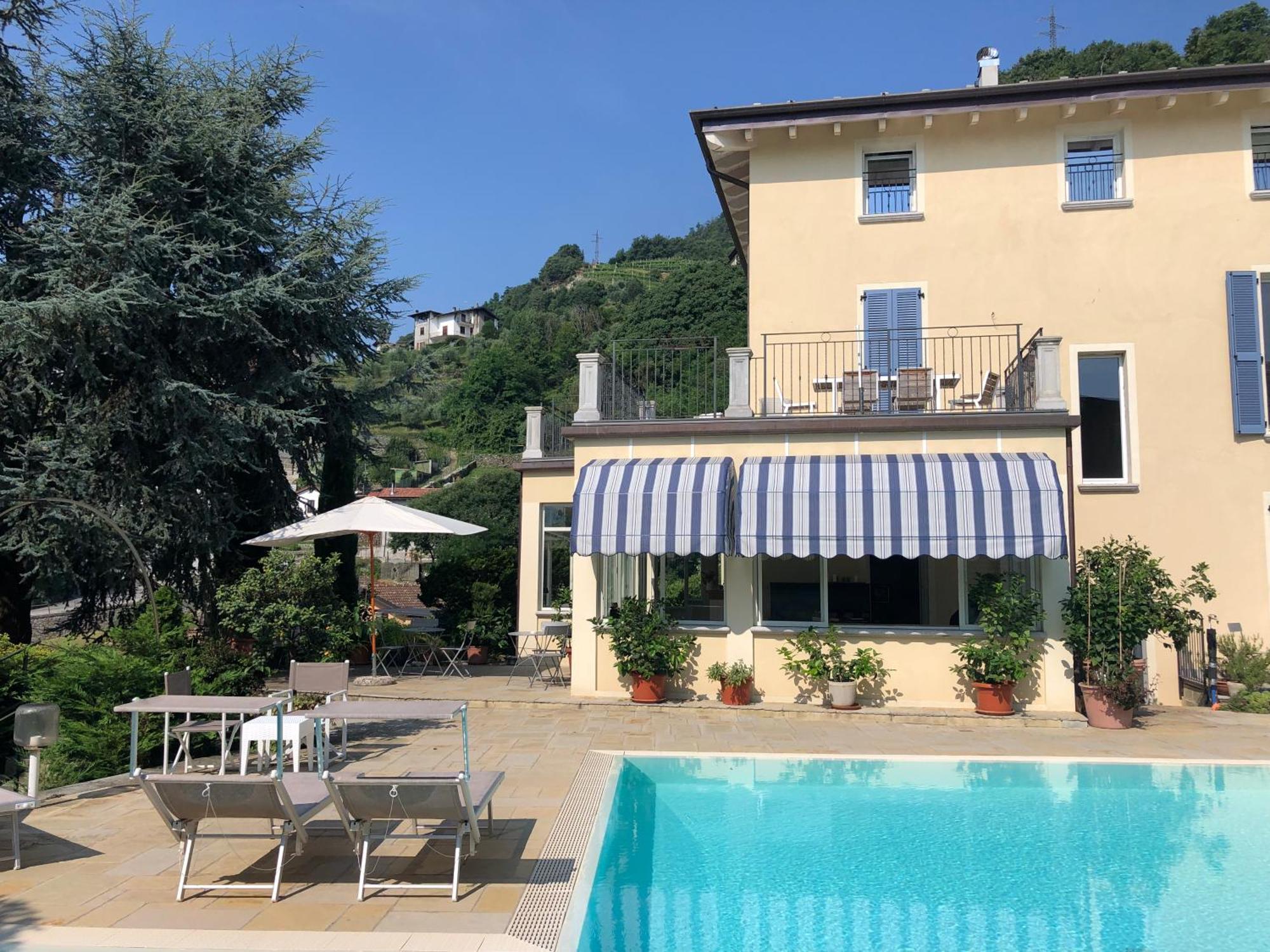 B&B Villa Eden Jacuzzi Pool Domaso Exterior photo